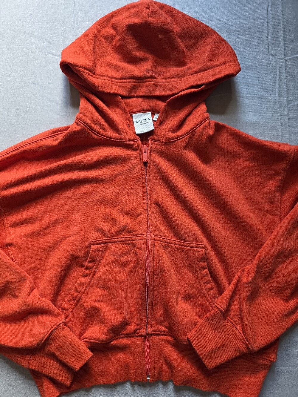 Aritzia Terry Sweatfleece Boyfriend Boxy Zip Hoodie Size XS